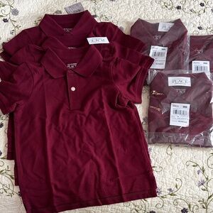 The Children's Place Burgundy Polo Shirt for Kids
